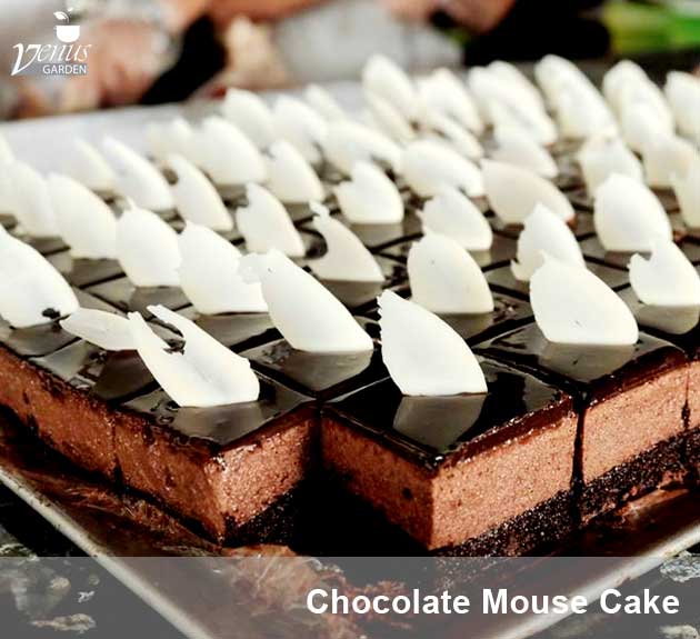 chocolate mousse cake in Venus Garden
